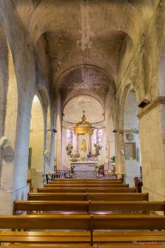 Sanctuaire Notre Dame de Grâce: la nef et l